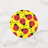 Confettis Lady Bug Cute Anniversaire de enfant Party (Petit recto)