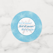 Confettis Laisse-le neiger ! (Petit recto)