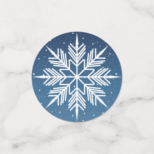 Confettis Laisser neiger (Petit recto)