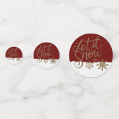 Confettis Laisser neiger Noël Fête (Devant)