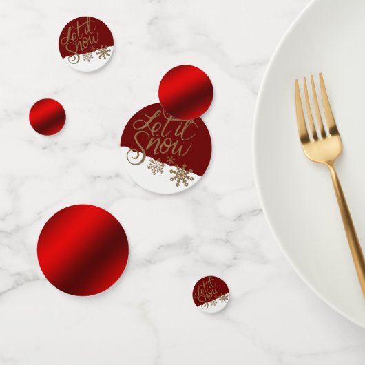 Confettis Laisser neiger Noël Fête (Groupe)