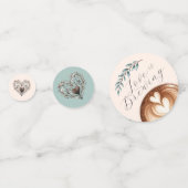 Confettis L'amour est dans l'air : Baby Shower pour les Mari (Devant)