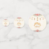 Confettis Lanternes d'aquarelle florale Ramadan Kareem (Derrière)