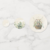 Confettis Lapin vert et Eucalyptus (Derrière)