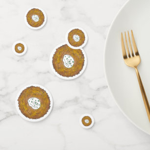 Confettis Latkes Happy Hanoukka Chanukah Jours fériés juifs