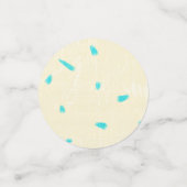 Confettis Le Baby shower de Little Cub Bear Boy's Turquoise  (Petit recto)
