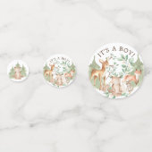 Confettis Le Baby shower des animaux des bois (Devant)