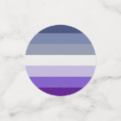 Confettis Le drapeau de la fierté lesbienne butch de Slipper (Petit recto)