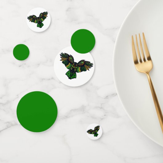 Confettis Le majestic Emerald Owl (Groupe)
