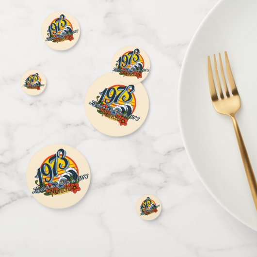 Confettis légendes sont nées en 1973 (Groupe)