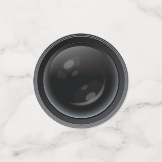 Confettis Lentilles de caméra Photographie Design Table Conf (Petit recto)