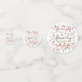 Confettis Les amis sont la famille que nous choisissons (Devant)