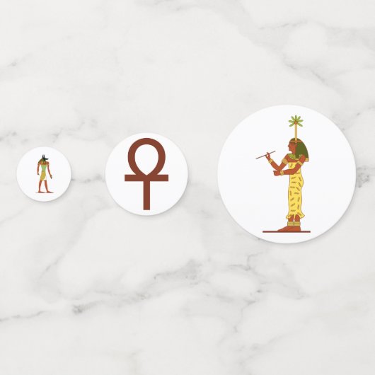 Confettis Les Déités De L'Égypte Ancienne (Derrière)