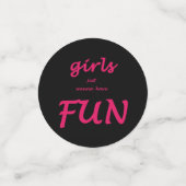 Confettis les filles veulent juste s'amuser (Petit recto)