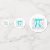 Confettis Les Numéros Pi Constants (Devant)