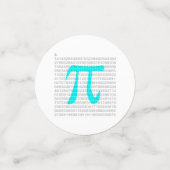 Confettis Les Numéros Pi Constants (Petit recto)