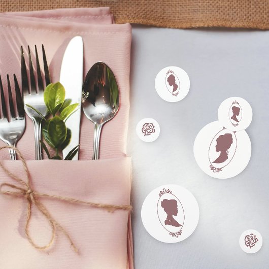 Confettis Lesbiennes Mariées Regency Rose Roses