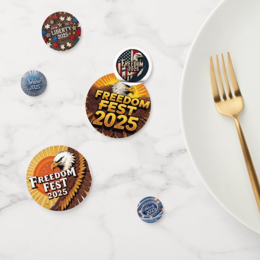 Confettis Liberté rustique (Groupe)