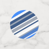 Confettis Lignes/Gris/Bleu/Blanc/Gris Motif (Petit recto)