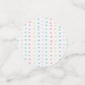 Confettis Lignes motifs (Petit recto)