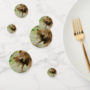Confettis Lion et Lion