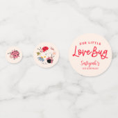 Confettis Little Lovebug Ladybug fête d'anniversaire (Devant)