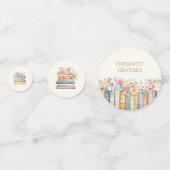 Confettis Livres Félicitations (Derrière)
