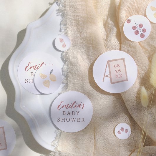Confettis Locally Grown Baby Watercolor Baby Shower