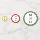 Confettis Logo de promotion des événements pour petites entr (Devant)