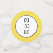 Confettis Logo de promotion des événements pour petites entr (Petit recto)