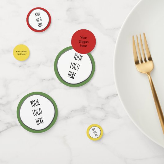 Confettis Logo de promotion des événements pour petites entr (Groupe)