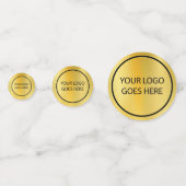 Confettis Logo d'entreprise personnalisé Gold (Derrière)