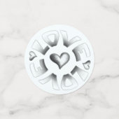 Confettis Love Grey (Petit recto)