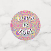 Confettis Love Is Love Fierté (Petit recto)