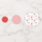 Confettis Love Stamp - Design rose (Devant)