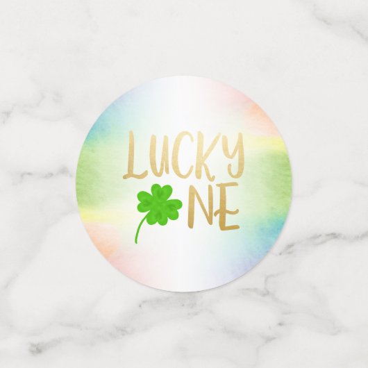 Confettis Lucky One St. Patricks Day Anniversaire (Petit recto)