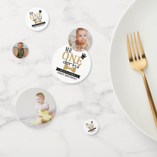 Confettis M. ONEderful 1st Birthday Party Photo (Groupe)