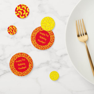 Confettis Mac et Fromage Enfant 1er Anniversaire Parti Macar