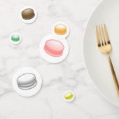 Confettis Macarons colorés et beaux (Groupe)