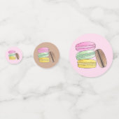 Confettis Macarons Pâtisserie Cookies Macarons français Pâti (Derrière)