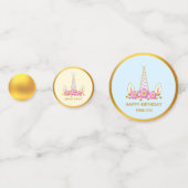 Confettis Magic Birthday Unicorn (Derrière)