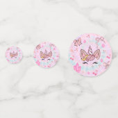 Confettis Magical Tie Dye Unicorn Coquette Bow Birthday  (Devant)