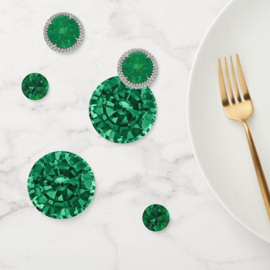Confettis Mai Birthstone Emerald Table (Groupe)
