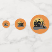 Confettis Maisons éffrayant Halloween | Boo ! (Devant)