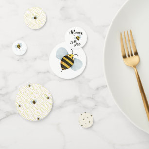 Confettis Maman au Baby shower BEE