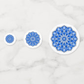 Confettis Mandala en bleu (Devant)
