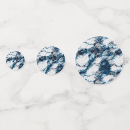 Confettis Marbre bleu (Devant)