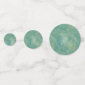 Confettis marbre vert abstrait (Devant)
