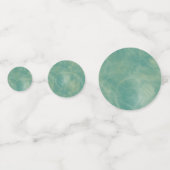 Confettis marbre vert abstrait (Derrière)