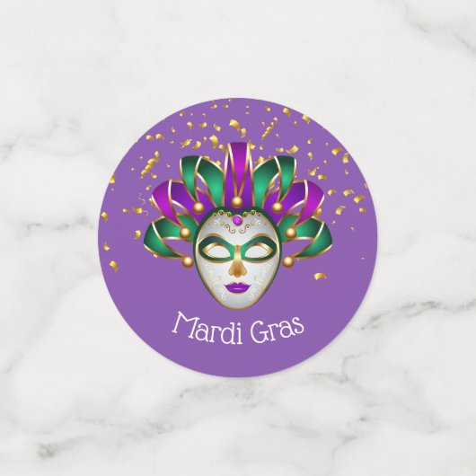 Confettis Mardi Gras (Petit recto)